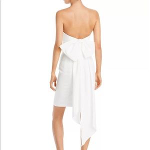 Amsale Bow Back Dress